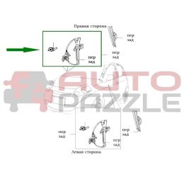Стеклоподъемник передний правый