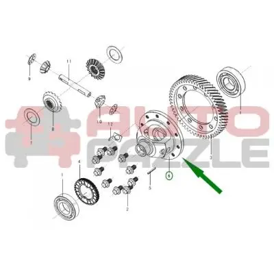 Корпус дифференциала 1.6