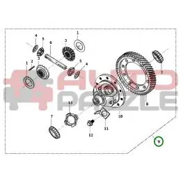 Дифференциал в сборе Lifan Cebrium, Solano, X60