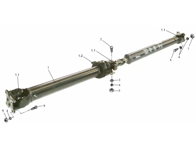 Sharanda Deagonさん専用 Карданный вал заднего моста в сборе Tianye Admiral, Zhongxing