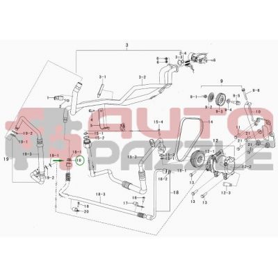 Кольцо уплотнительное системы кондиционера D8X1.6